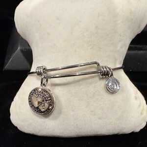Silver Heart Charm Bracelet